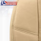 2007 - 12 Chevy Silverado GMC Sierra Driver Top Lean Back Leather Seat Cover Tan