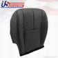 2007 to 2012 Chevy Silverado Driver Bottom Leather Upholstery-Cover Black