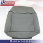 Gray Front Upper Backrest Leather Seat Cover FOR 2006 2007 2008 Lincoln Mark LT