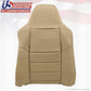 2002 - 07 Ford F250 F350 Lariat Left Front Top Lean Back Leather Seat Cover Tan