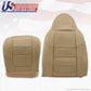 2001 Ford F-250 F-350 Lariat Front Bottoms & Tops Leather Seat Covers TAN
