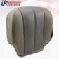 2002 GMC Yukon Denali Driver & Passenger Bottom Leather Seat Cover 2-Tone GRAY