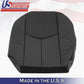 Chevy Avalanche 1500 2500 LT DRIVER Bottom Leather/Cloth Cover DK Gray 2003 2004