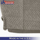 1995 to 1999 GMC Sierra Driver & Passenger Bottom Cloth in Tan & Gray Seat Cover