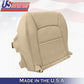 Driver Passenger Bottom Leather Seat Cover in Tan fits 1992-2001 Lexus SC300