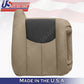 2003 2004 2005 2006 Chevy Avalanche Passenger Top Leather-Cloth Seat Cover Tan