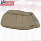2010 Ford F250 Lariat Driver & Passenger Bottom Leather Seat Cover Stone Gray 4S