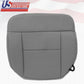 2008 Ford F150 Lariat Driver & Passenger Side Bottom Cloth Seat Cover FLINT GRAY