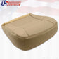 2000 Lincoln Navigator Driver Side Bottom Perforated Leather Seat Cover Tan