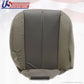 2002 GMC Yukon Denali Driver & Passenger Bottom Leather Seat Cover 2-Tone GRAY