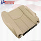 2003 To 2006 Cadillac Escalade Passenger Upper Lean Back Leather Seat Cover Tan