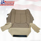 2015 2016 Ford F350 Lariat Driver Side Bottom Perforated Leather Seat Cover TAN