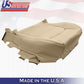 Driver Passenger Bottom Leather Seat Cover in Tan fits 1992-2001 Lexus SC300
