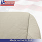 For 2010 2011 2012 Lexus ES350 PASSENGER Bottom Leather Seat Cover Light Tan