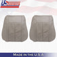 2007 to 2014 Ford Expedition Front Driver & Passenger Leather Covers Stone Gray