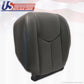 2003 To 2007 GMC Sierra Driver Bottom Seat Cover and Foam Cushion Dark Gray