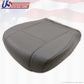2013 2014 Ford E350 E450 Van Driver Side Bottom Perforated Vinyl Seat Cover Gray
