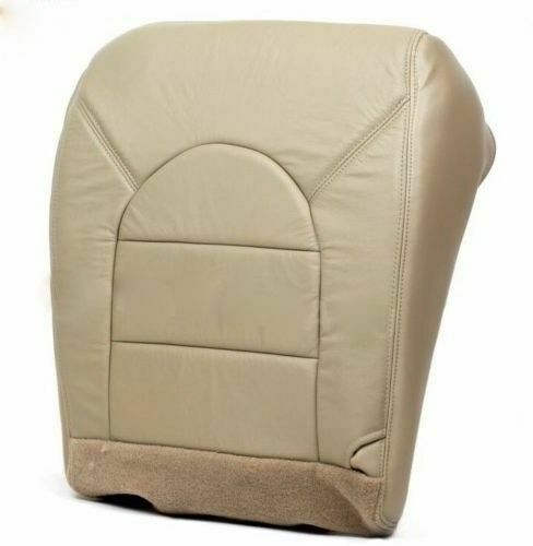 2000 Ford F250 F350 Diesel 4WD Driver Bottom Replacement Leather Seat Cover Tan