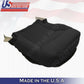 1997 -2004 Chevy Corvette Perforated Bottoms Leather Seat Cover Black