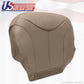 2002 GMC Sierra 3500 Passenger Side Bottom Leather Seat Cover Med Neutral Tan