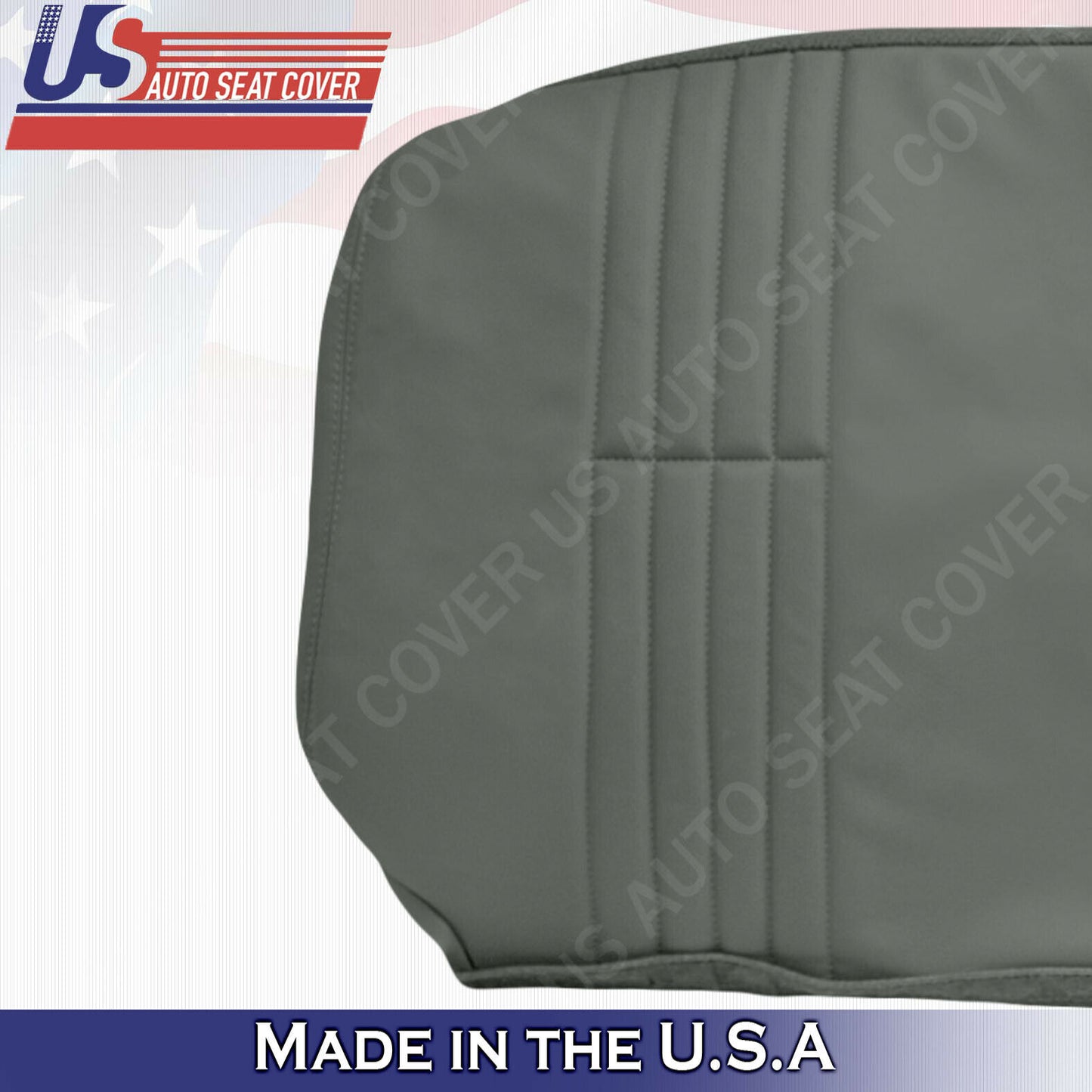 1995 - 2000 Fits For Chevy Silverado Work Truck Bench Top Seat Vinyl Cover Gray