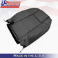 2005 to 2009 For Ford Mustang V6 Driver & Passenger Bottom Leather Covers Black