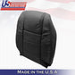 2005 to 2009 For Ford Mustang V6 Passenger Side Top Leather Seat Cover in Black
