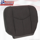 2007 Chevy Silverado 2500 2500HD Driver Bottom Replacement Cloth Cover Dark Gray