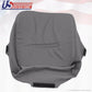 2002 -2005 Ford F250 F350 XL WorkTruck front Driver Bottom Vinyl Seat Cover GRAY
