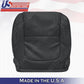 PASSENGER BOTTOM Leather Cover Black 2011 2012 2013 2014 2015 Ford Explorer