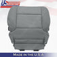 DRIVER PASSENGER Bottom Cloth Seat Cover Dark Ash Gray 2014-2018 Chevy Silverado