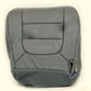 2002 2003 Ford F150 Lariat Driver Bottom Replacement Leather Seat Cover Gray