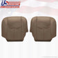 2003 To 06 GMC Sierra 1500 2500 3500 HD Upholstery leather seat cover Tan