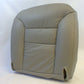 1995 96 97 99 Chevy Silverado K1500 K2500 Driver Bottom Leather Seat Cover Gray