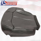 99 - 02 Chevy Silverado Driver & Passenger Bottom Leather Seat Covers Graphite