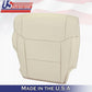 Fits 2014 to 2018 Toyota Tundra PASSENGER Bottom Leather Seat Cover Sand Beige