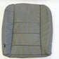 2002 to 2007 Ford F250 F350 Lariat passenger Bottom Leather Seat Cover Gray Med