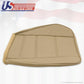 1999 2000 2001 Ford Mustang V6 Driver Bottom Replacement Leather Seat Cover Tan