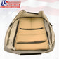 2008 Ford F250 Lariat Driver & Passenger Bottom Leather Seat Cover Stone Gray 4S
