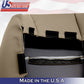 Front Driver & Passenger Tops Leather Cover Tan 2005 2006 2007 2008 For Acura RL
