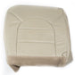 2000 Ford F250 F350 Lariat Driver and Passenger Bottom Leather Seat Covers Tan