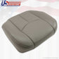 2003 - 2006 Cadillac Escalade Driver & Passenger Bottom Leather Seat Cover Gray