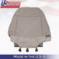 2011 To 2015 Ford Explorer Front Tops & Bottoms leather seat covers stone gray