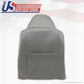 2002 To 2007 Ford F-250 Driver Bottom Top Back Leather Seat Covers Gray Perforat