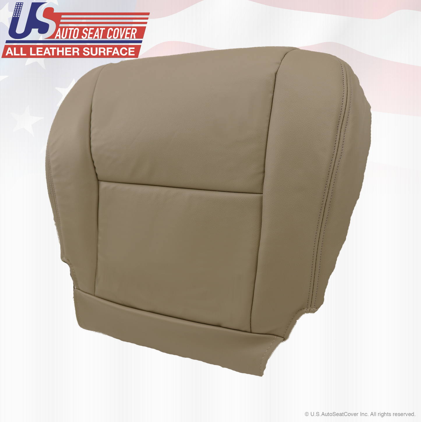 Fits 2006 Toyota Tundra Driver Side Bottom Replacement Seat Cover Vinyl Tan