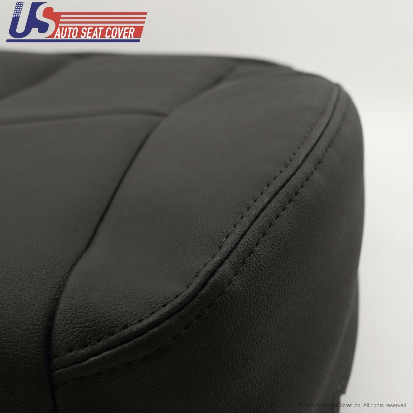 Fits 2000 Lexus RX300 Driver Bottom Replacement Leather Seat Cover Color Black