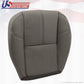 2007 to 2014 GMC Sierra HD WT Work Truck Driver Bottom Vinyl Seat Cover Med Gray