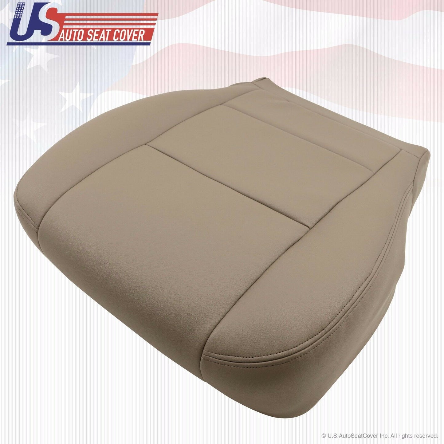 Fits 2001-2004 TOYOTA SEQUOIA Driver Bottom All Synthetic Leather Seat Cover Tan