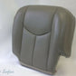 2003 2004 2005 2006 Chevy Suburban Driver Bottom Leather Heated Seat Cover Gray