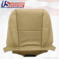 2007 - 2011 Escalade Left Front Bottom Leather Seat Cover Ebony Tan 394